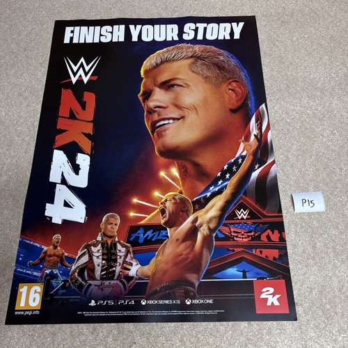 Wwe 2k24 poster gaming - a2,